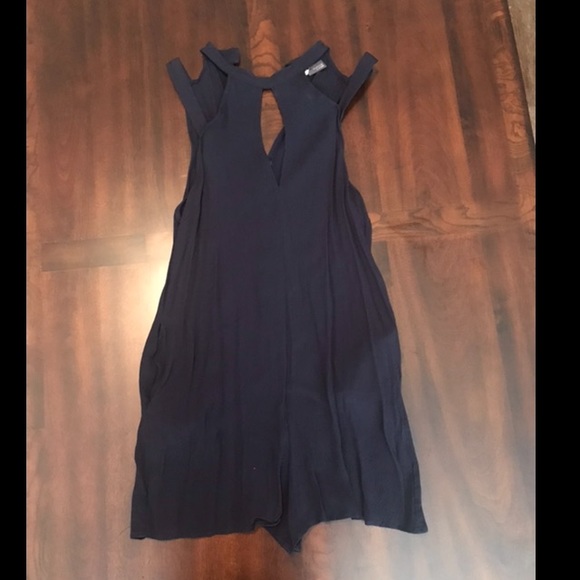 Urban Outfitters Sparkle & Fade Navy romper - Picture 1 of 4